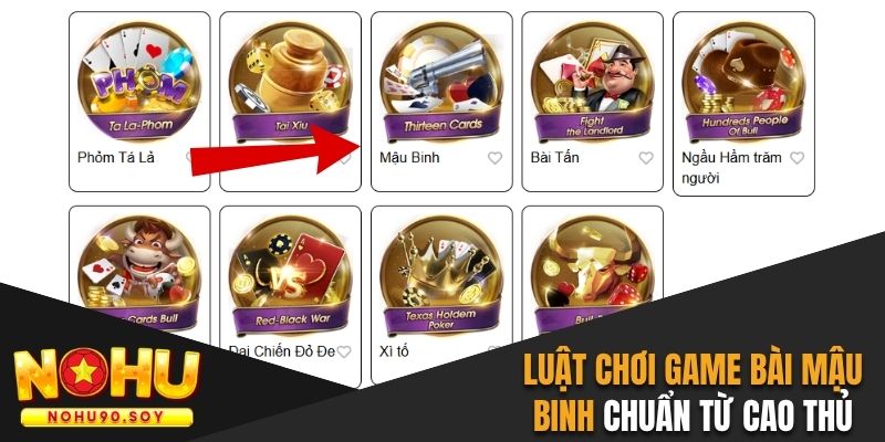 chơi game bài mậu binh