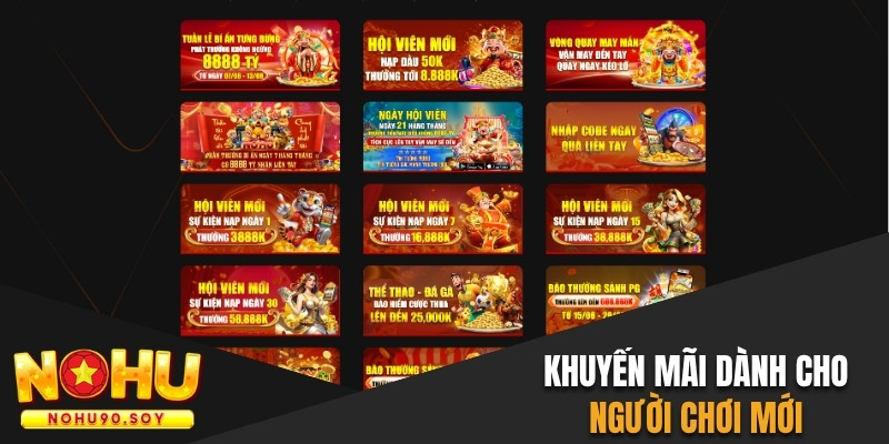 Khuyến mãi Nohu90 dành cho người chơi mới cược Nổ hũ, Bắn cá